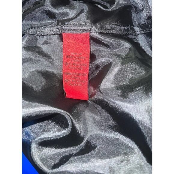 JS Collections dress Strapless Chiffon evening Black sweetheart back zip lined - Picture 10 of 10